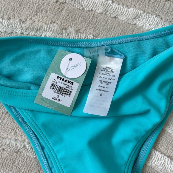 Tillys Full Tilt Swim Skimpy Swim Bottoms - Picture 2 of 3